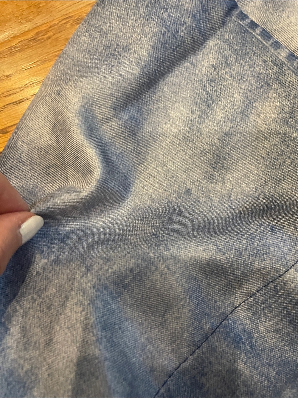 Mary’s Myrtle Beach Maya “Denim”Tie-Front Wide Leg Jumpsuit - Picture 6 of 6